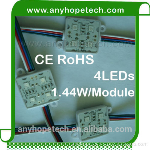 Energy Saving 12V 4LEDs SMD5050 good price led waterproof led injection module